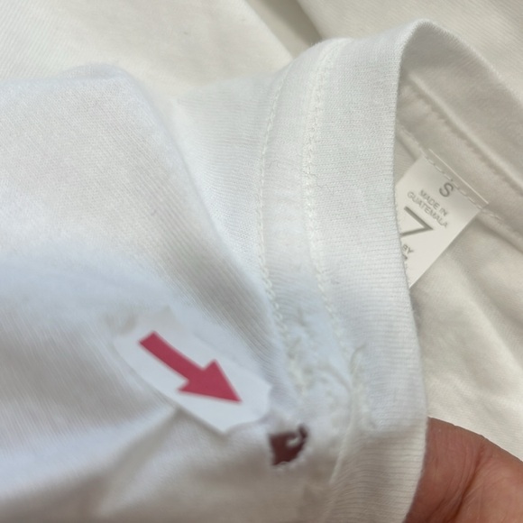 Zella White Muscle Tank Tee Small Top NWOT - Picture 3 of 9